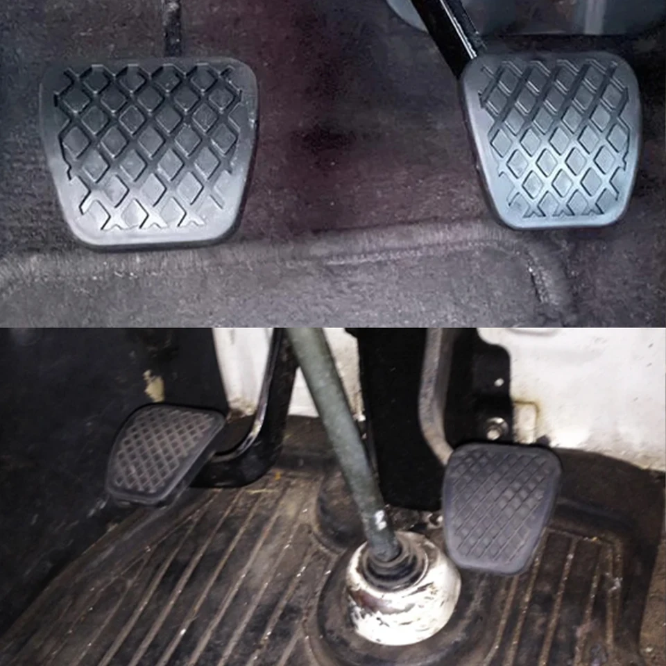 Couvre-Pédales Frein Et Embrayage - Paire Caoutchouc Antidérapante 450417 Gauche + 213026 Droite Compatible C3, 807, 307, 1007, 406, 508