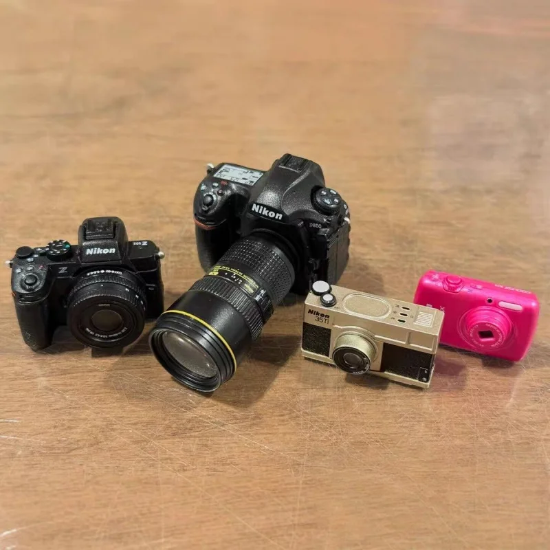 

In Stock Simulated Nikon Micro Camera Part Two Miniature Single Lens Reflex Camera Charm Collectible Gift Series Ornaments