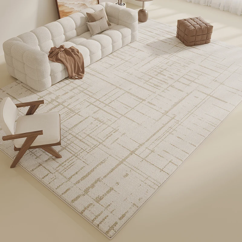 Cream Style Living Room Carpet Bedroom Bedside High End Light Luxury Carpets Wabi Sabi Sofa Coffee Table French Non Slip Rug