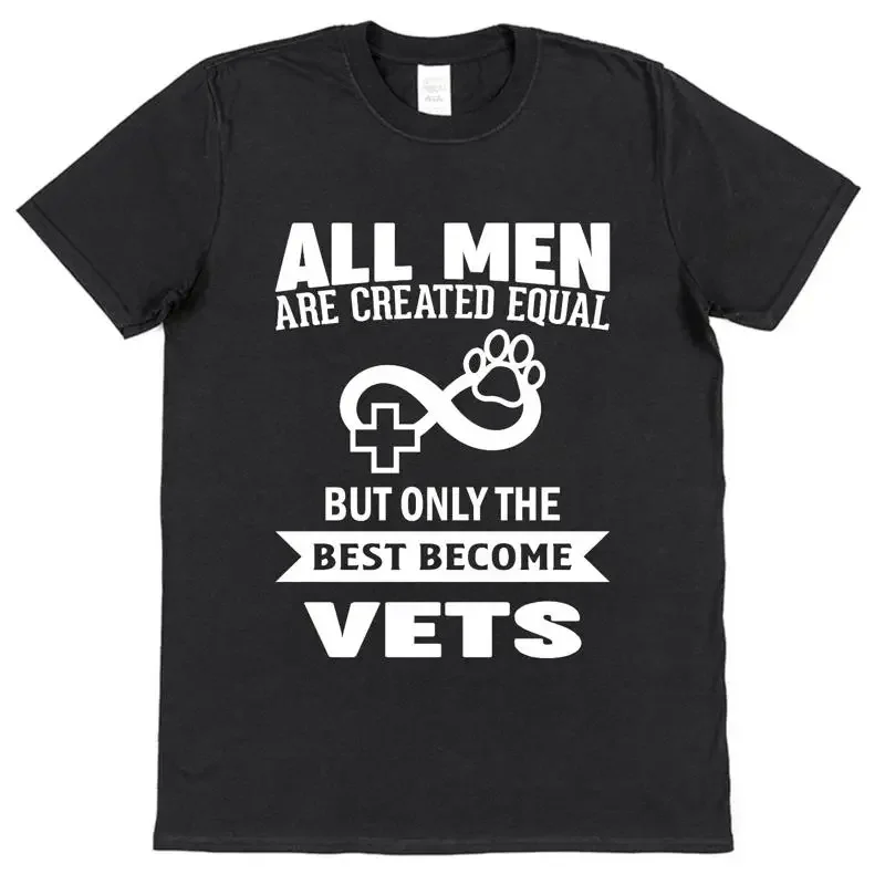 Vet T Shirt Best Equal Slogan Husband Son Veterinarian Animals Veterinary