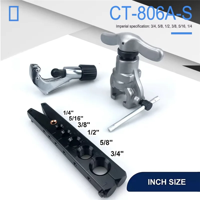 Eccentric Tube Expander Eccentric Flaring Tool Kit Inch Air Conditioner 6 Hole Single Splint Copper Pipe