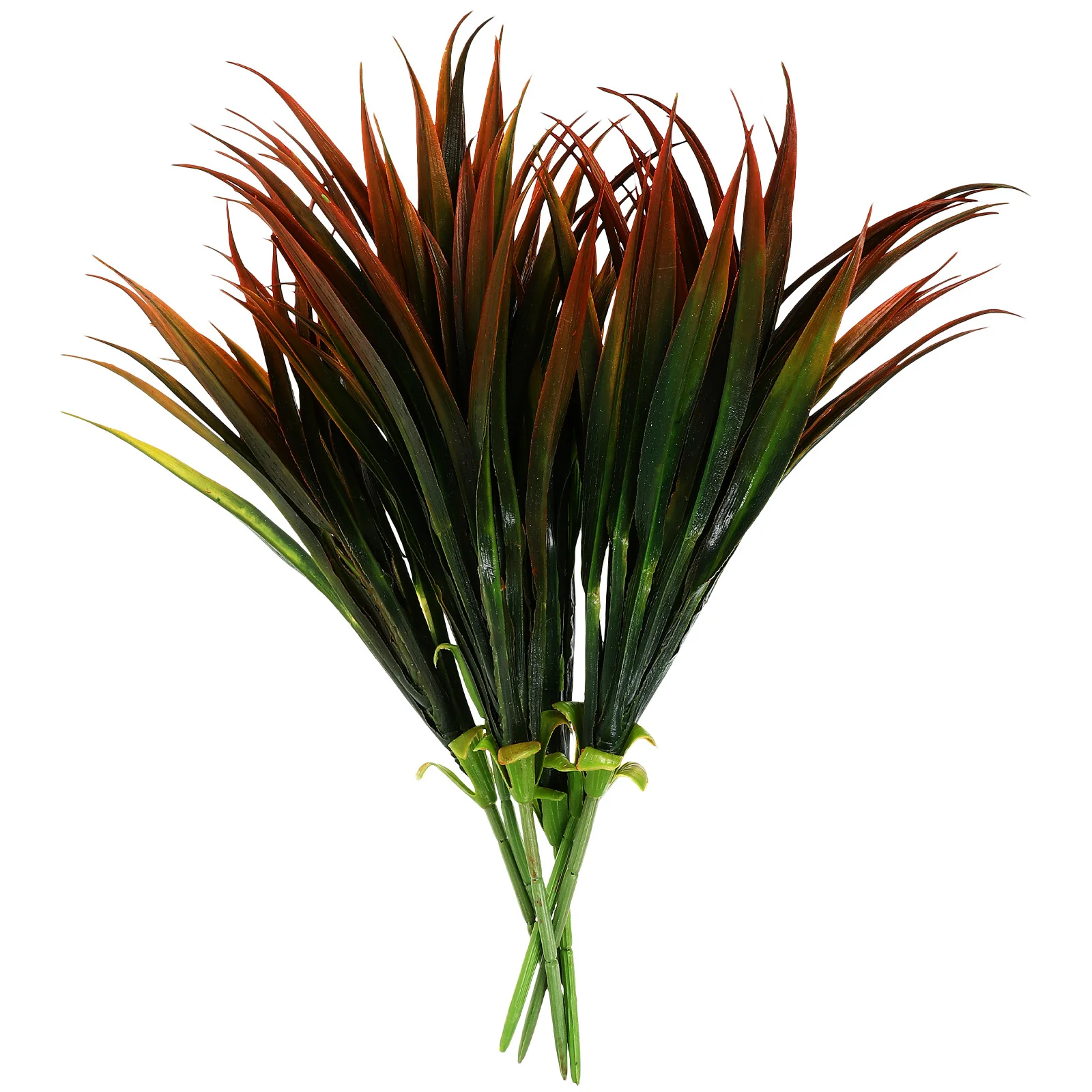 

6pcs Artificial Plants Plastic Greenery Decor For Vase Farmhouse Garden Fake Outdoor Shrubs Simulation Plant Stem Faux Grass