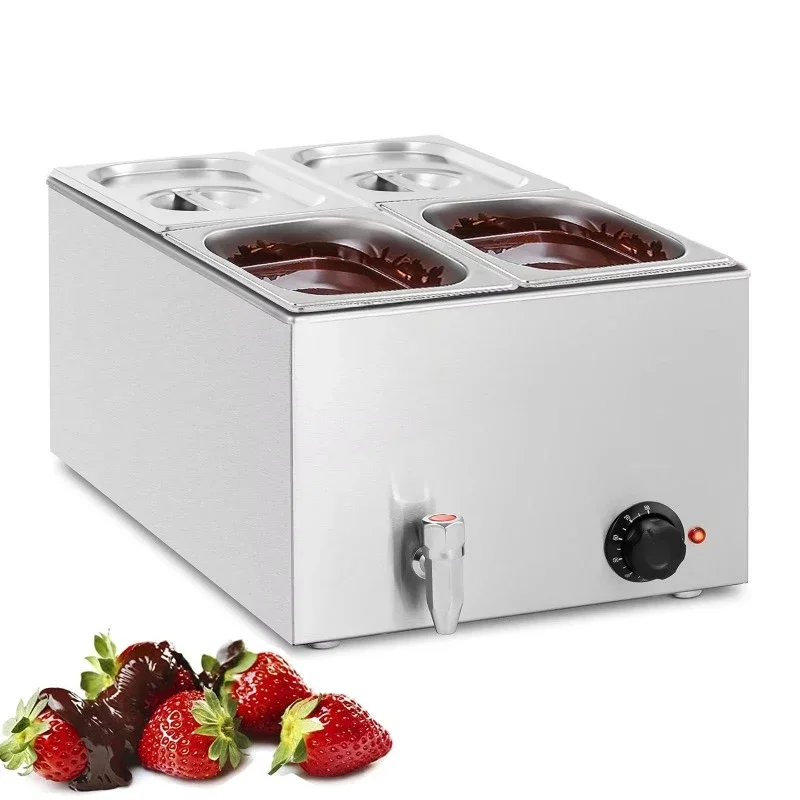 

DepositIndustrial Commercial Quick Hot Chocolate Melt Pot Multi-Chocolate Warmer Candy Making