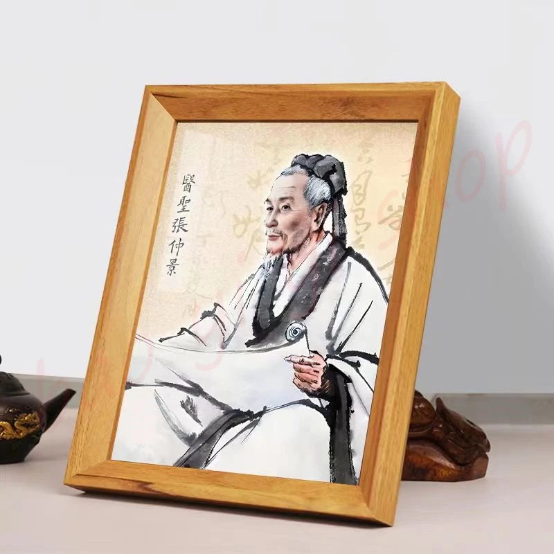 Medical Saint Zhang Zhongjing Portrait Desktop Decoration, Home Decoration, Auspicious Customization, Feng Shui