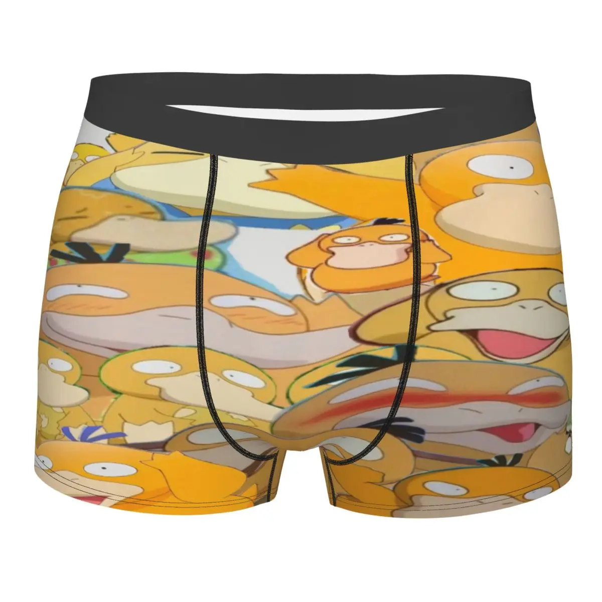 

Мужские трусы-боксеры с мультяшным принтом P-Psyducks, оригинальные трусы-шорты