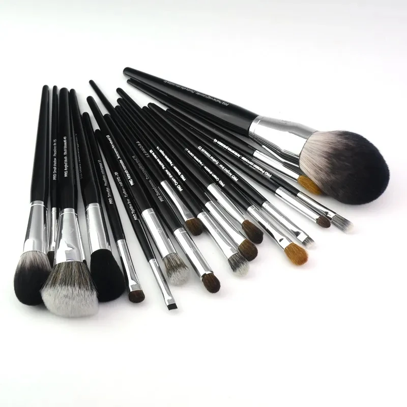 Animal Hair Makeup Brush Full Set Eye Shadow Brush Nose Shadow Brush Smudge Brush Concealer Brush Set Professional Makeup Tools