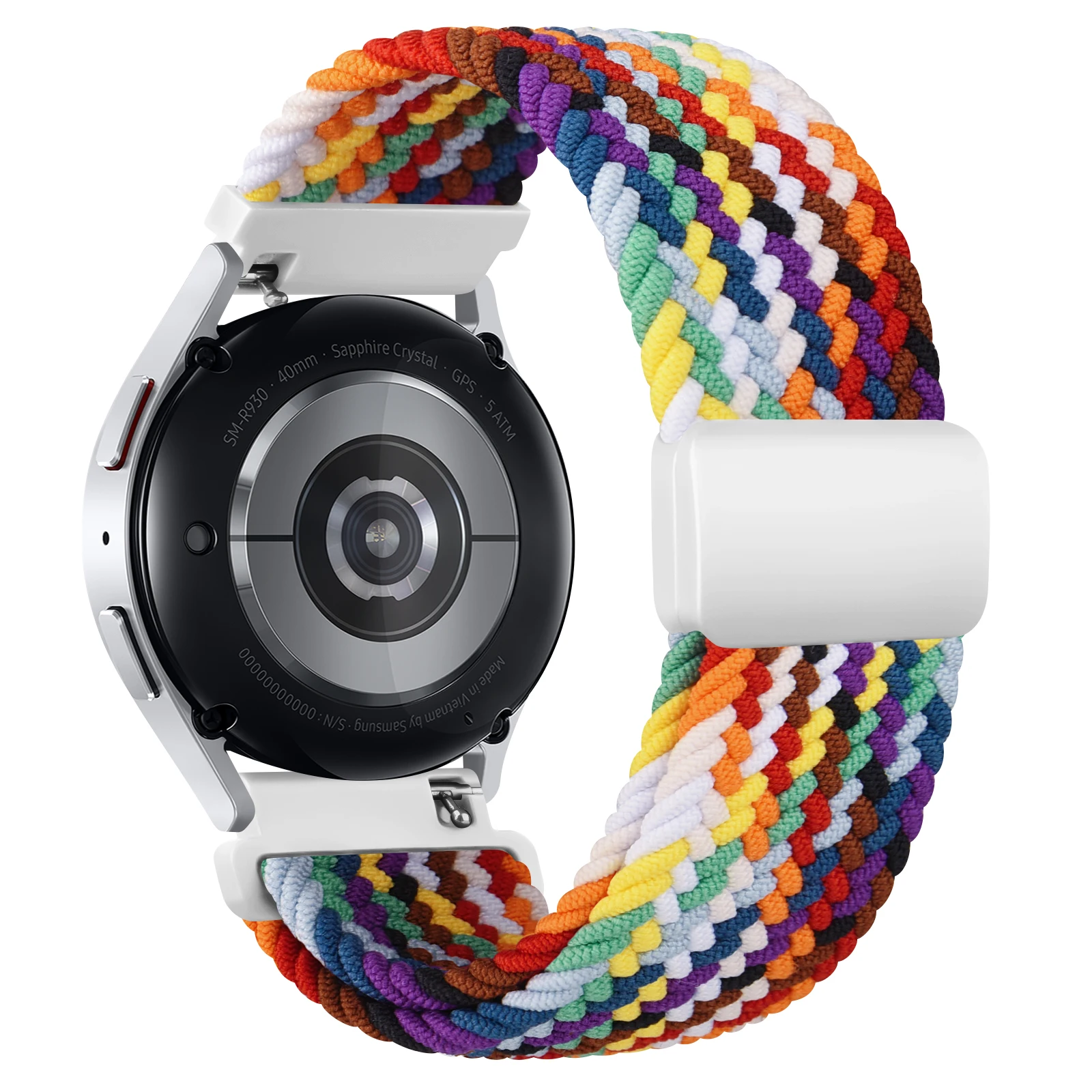 Pulseira Solo Loop Trançada, Banda de Música para Garmin Vivoactive 5, 3, 3, VivoMove3, Trend, Sport Venu SQ, SQ2, Correia 2Plus, 20mm