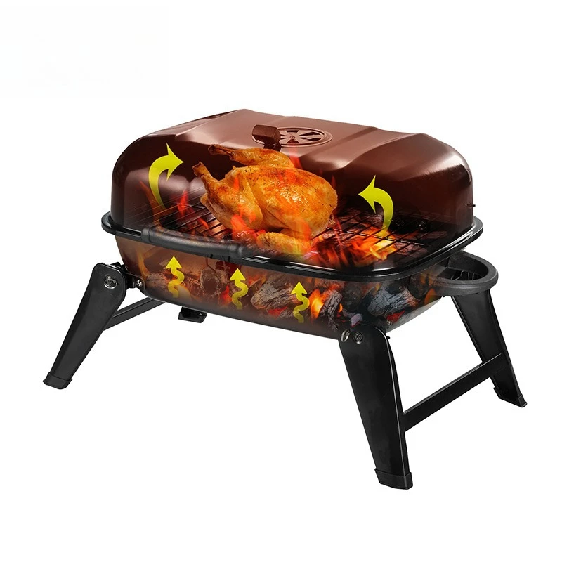 Outdoor Portable Stove Barbecue Grill Skewers Grill Carbon Grill Shelf Smokeless Picnic Camping Portable Barbecue