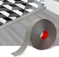 1pc 1m/3m Self-adhesive Floor Cover Strips Carpet Edge Trim Strip Floor Transition Door Threshold Gaps Door Bottom Sealing Strip