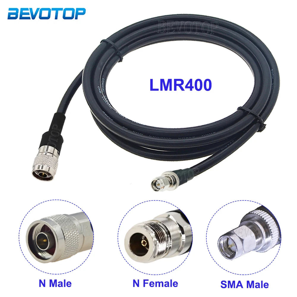 Cable LMR400 SMA a N conector macho/hembra Radio WIFI extensión puente Pigtail 4G LTE amplificador celular amplificador de señal celular
