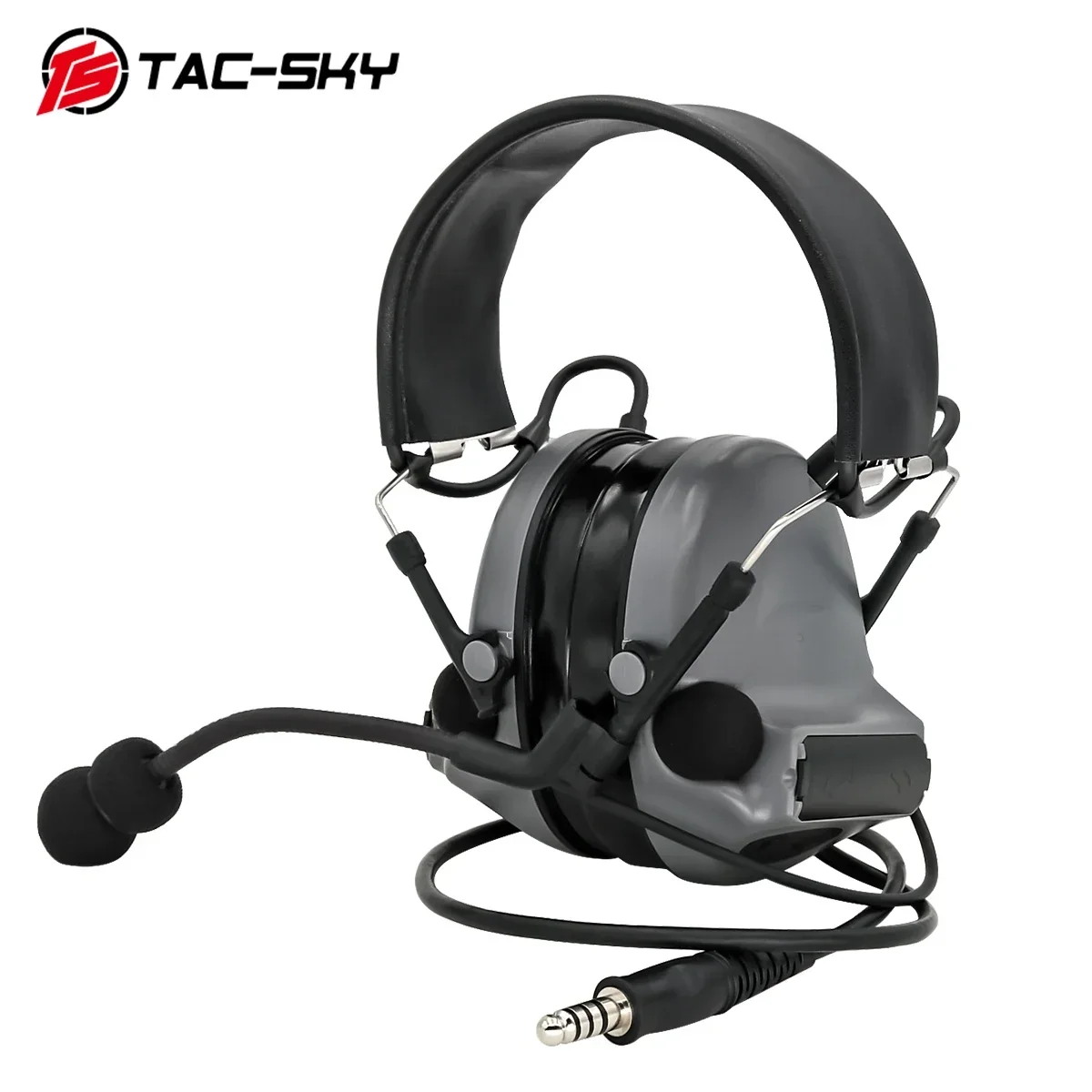 TS TAC-SKY Tactical Headset COMTA II Headset Hearing Protection Shooting Headset + U94 PTT