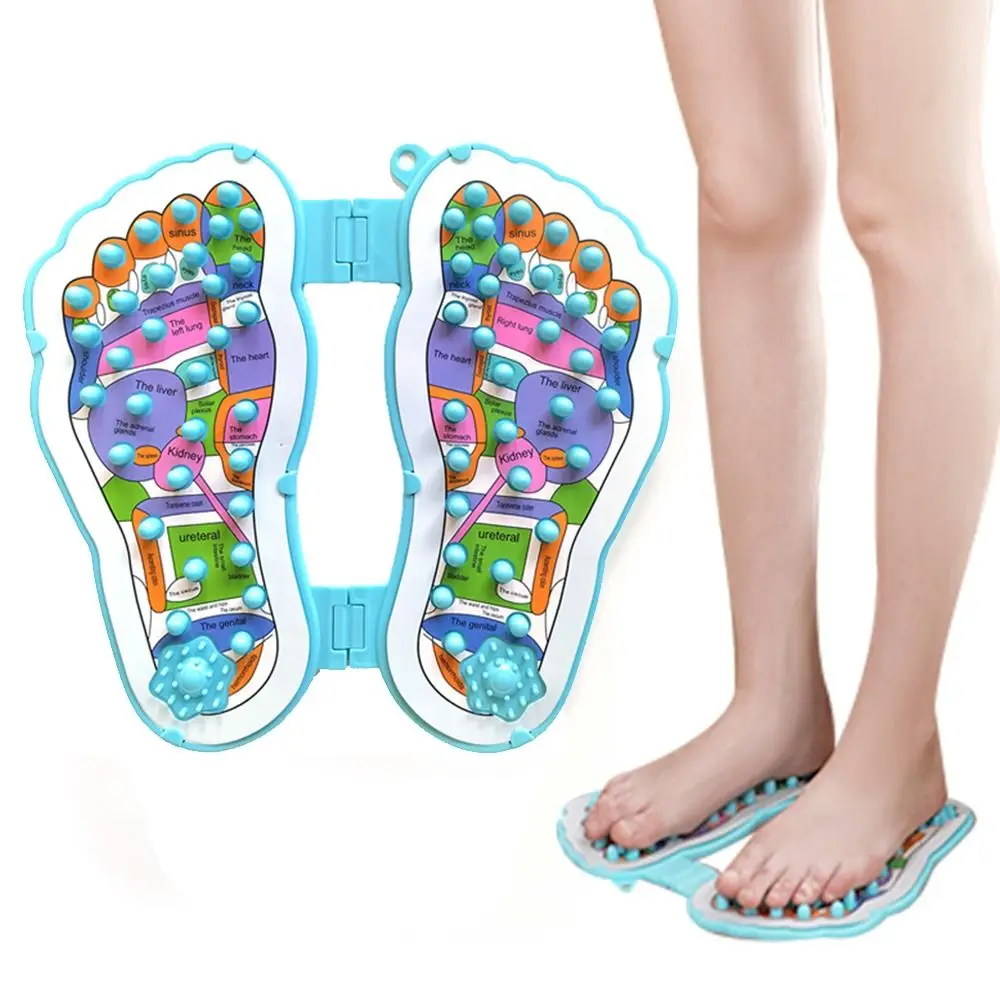 

Toe Pressure Pain Reliever Plantar Massager Foot Acupressure Point Massager Reflexology Massage Mat Foot Massage Pad