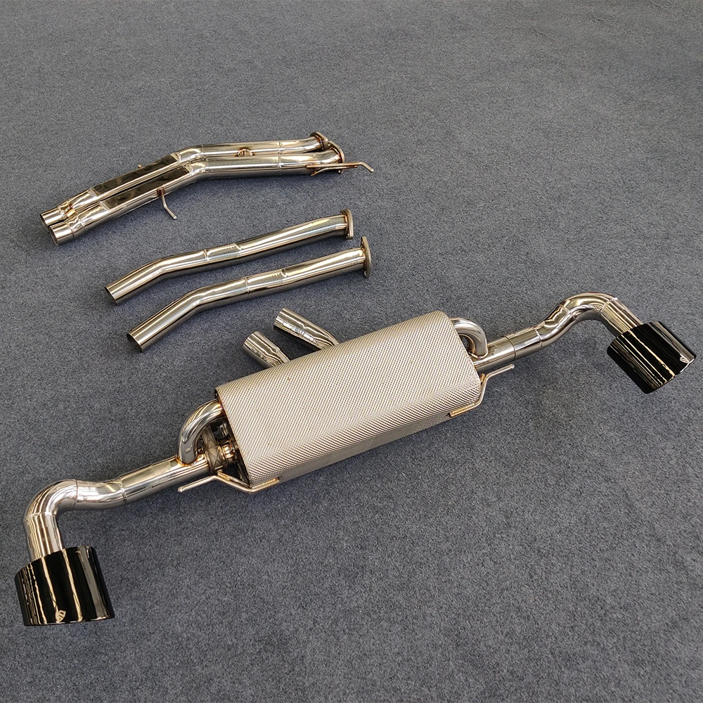 Silenziatore valvola Factiry in acciaio 304 con telecomando per scarico Catback Valvetronic Audi Q8 3.0t