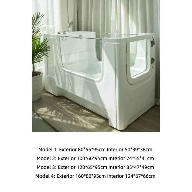 2026 USMILEPET Luxury Eco-Friendly Dog Spa Bathtub Constant Temperature Ozone Milk Bath Deep Cleaning Pet Grooming Salon After-S
