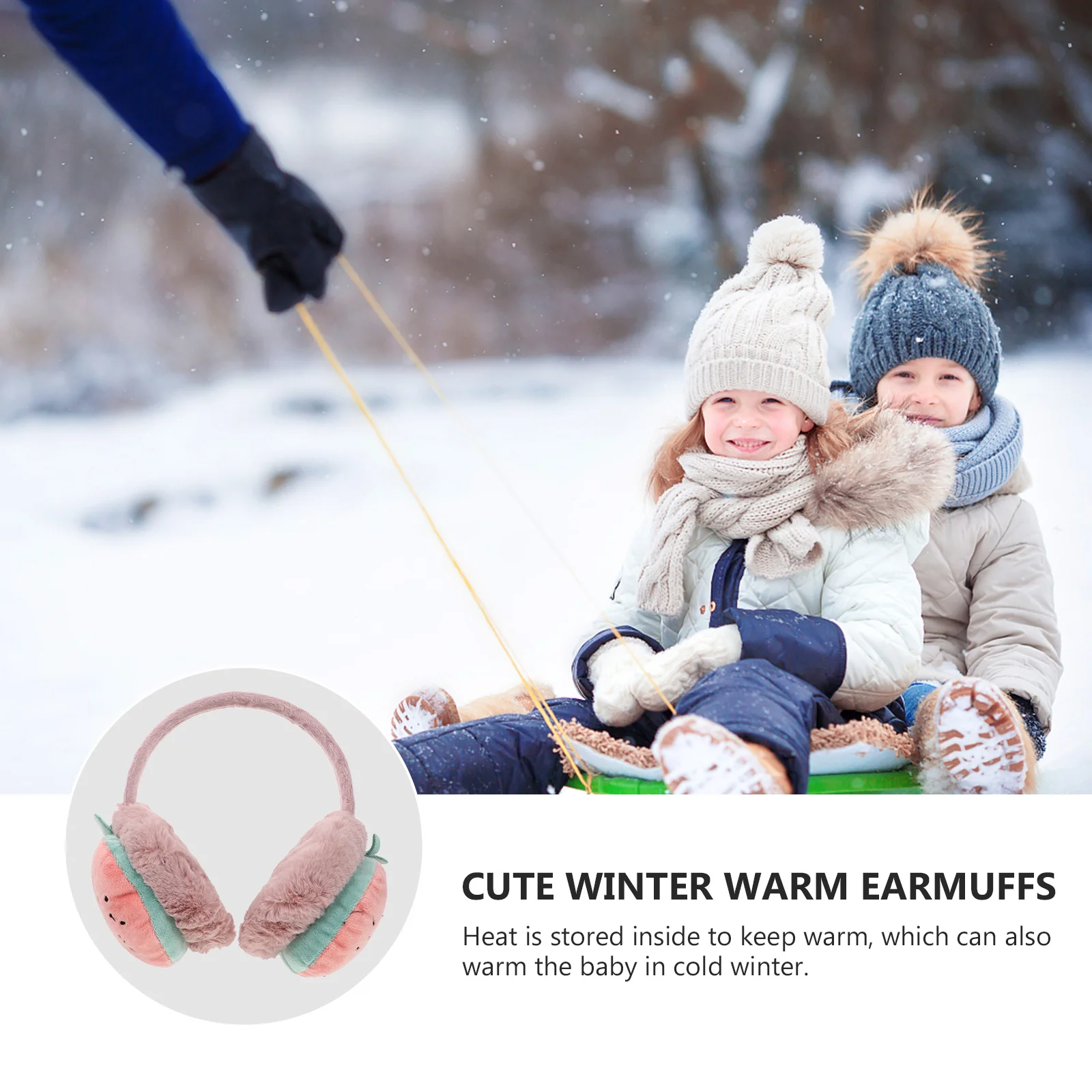 1 قطعة يفشل الشتاء للأذن دفئا الاحتفاظ بالحرارة طوي لينة غطاء للأذن هدية واقية للأذنين #1