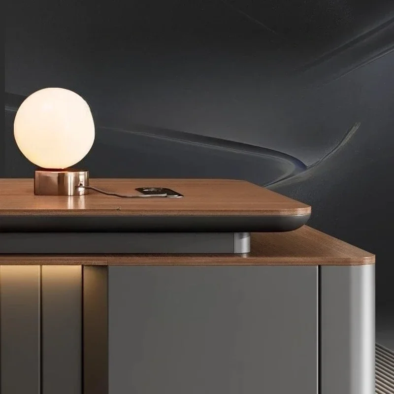 Modern Luxury Office Desks Designer Asthetic Executive Drawers Office Desks Standing Adjustable Mesas De Escritorio Furniture