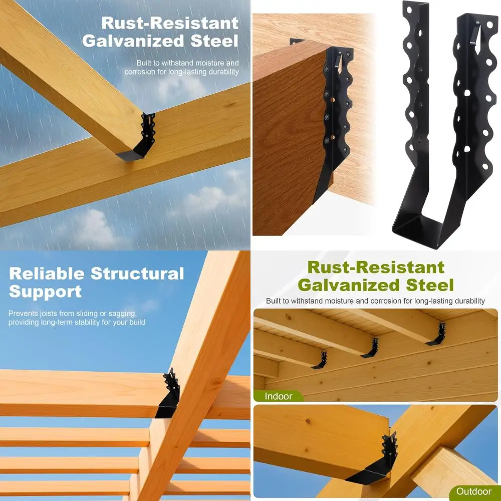 

Упаковка из 50 деревянных вешалок 2x8, кронштейны для крепления на лице с диаметром 20 калибра для опор ступеней на палубе, этаже, потолке и рака на крыше