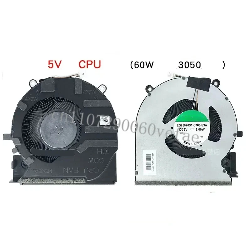 CJN nouveau ventilateur de refroidissement CPU GPU pour ordinateur portable HP Victus 7/8 16-D 16-E TPN-Q263 Q264 M75721 M75723 M7572 80W 60W ..