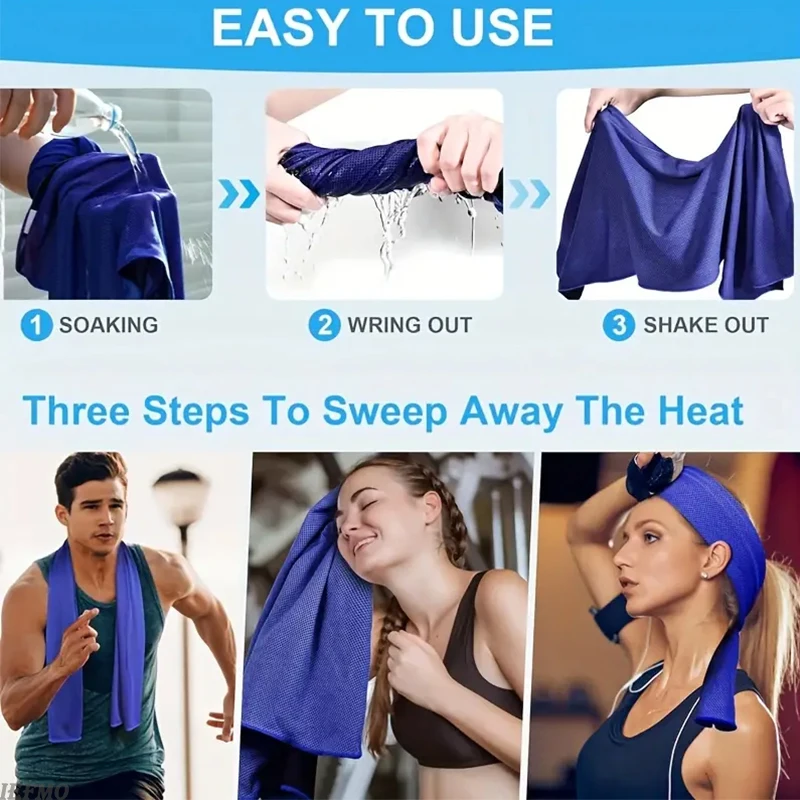 Ultra-Cooling Towels Gym Portable Running Cooling Towel Sweat Absorbing And Quick Drying Sports Special Soft Gift Portable