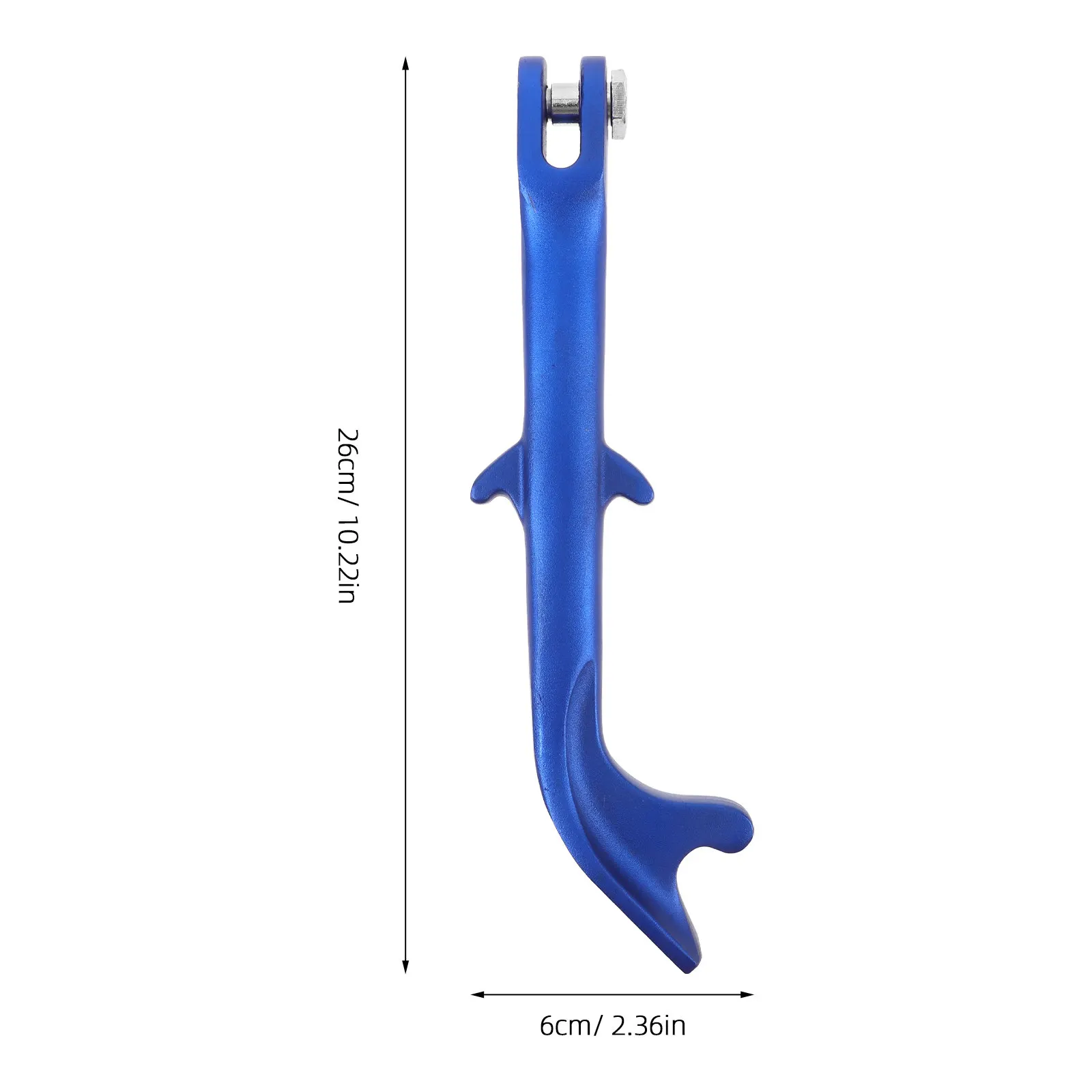 Sturdy Aluminum Motorcycle Side Kickstand Sleek Design Weatherproof Parking Foot Stand for Scooters Motorcycles Modified Bikes