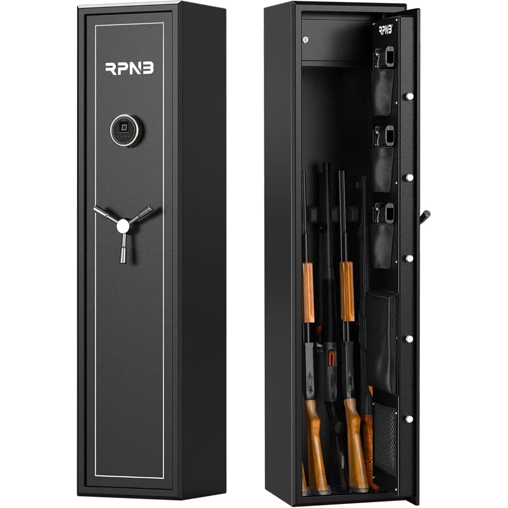 

Большой сейф для винтовки, защитный шкаф для электронного пистолета для винтовки 5-7 лет, длинный металлический защитный шкаф для винтовки быстрого доступа