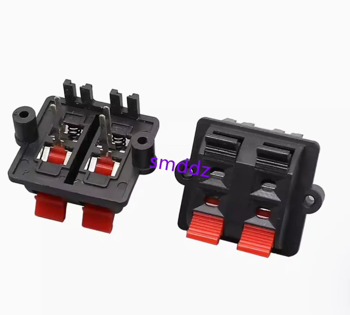 20pcs / 4-digit speaker terminal WP4-3 wire clip 4P spring wire socket four pin straight insertion test clip