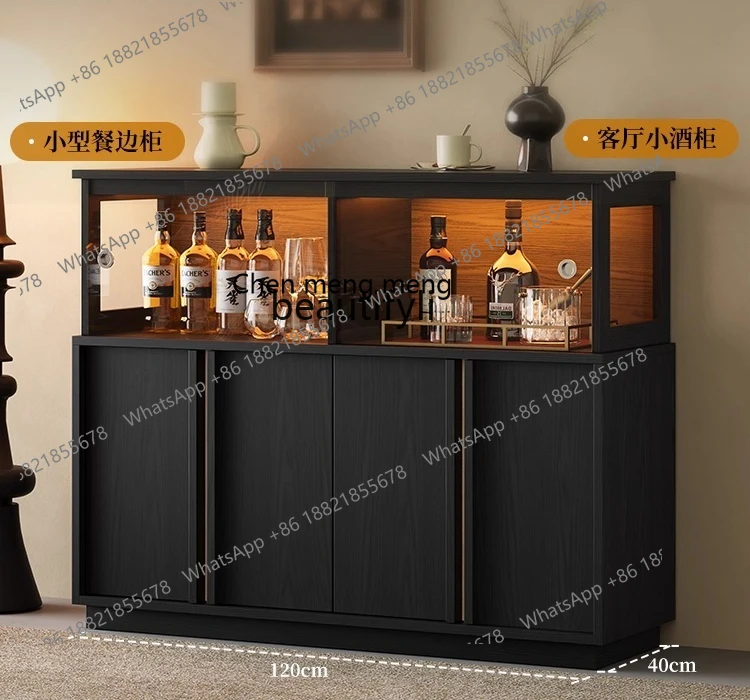 X  Living room against the wall, household dining edge, glass wine cabinet, new shelf display cabinet