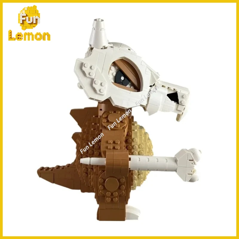 1306pcs MOC Building Blocks Skull Mask Monster Fantasy Creature Bone Club Model Assembly Bricks Kit Gift