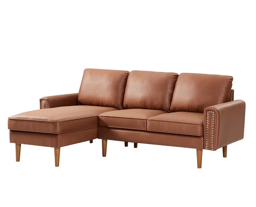 Living room leisure Italian microfiber fabric sofa