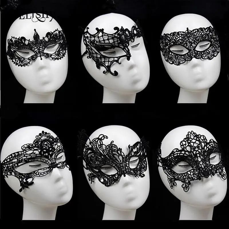 Maschera per gli occhi Sexy in pizzo veneziano Masquerade Ball Halloween Party Fancy Dress Costume