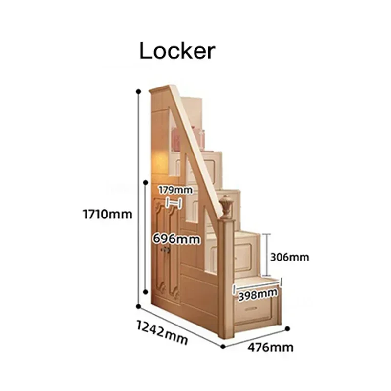 Litera de madera maciza para niños, Camas grandes de lujo, muebles de Dormitorio, americano, Noble