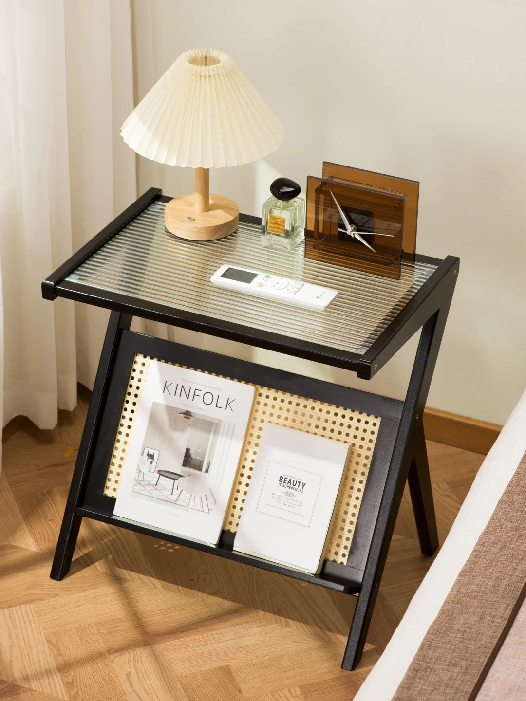 Bedside table simple modern bedroom bedside small bedside shelves household mini side few cabinets living room table