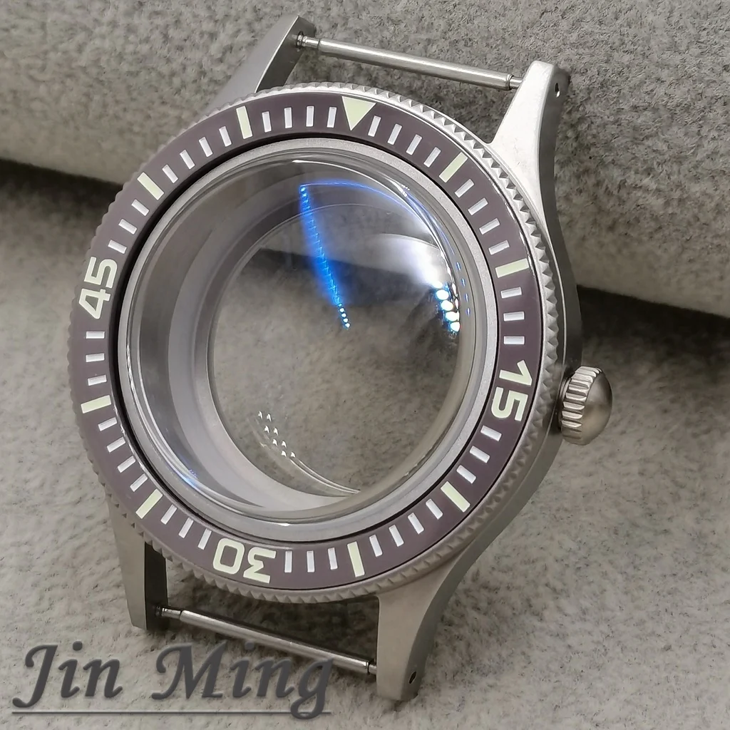 High-quality 40mm Titanium Watch Case, Suitable Of NH34, NH35,NH36 Movements, Featuring Double-Layer Coated AR Sapphire Glass