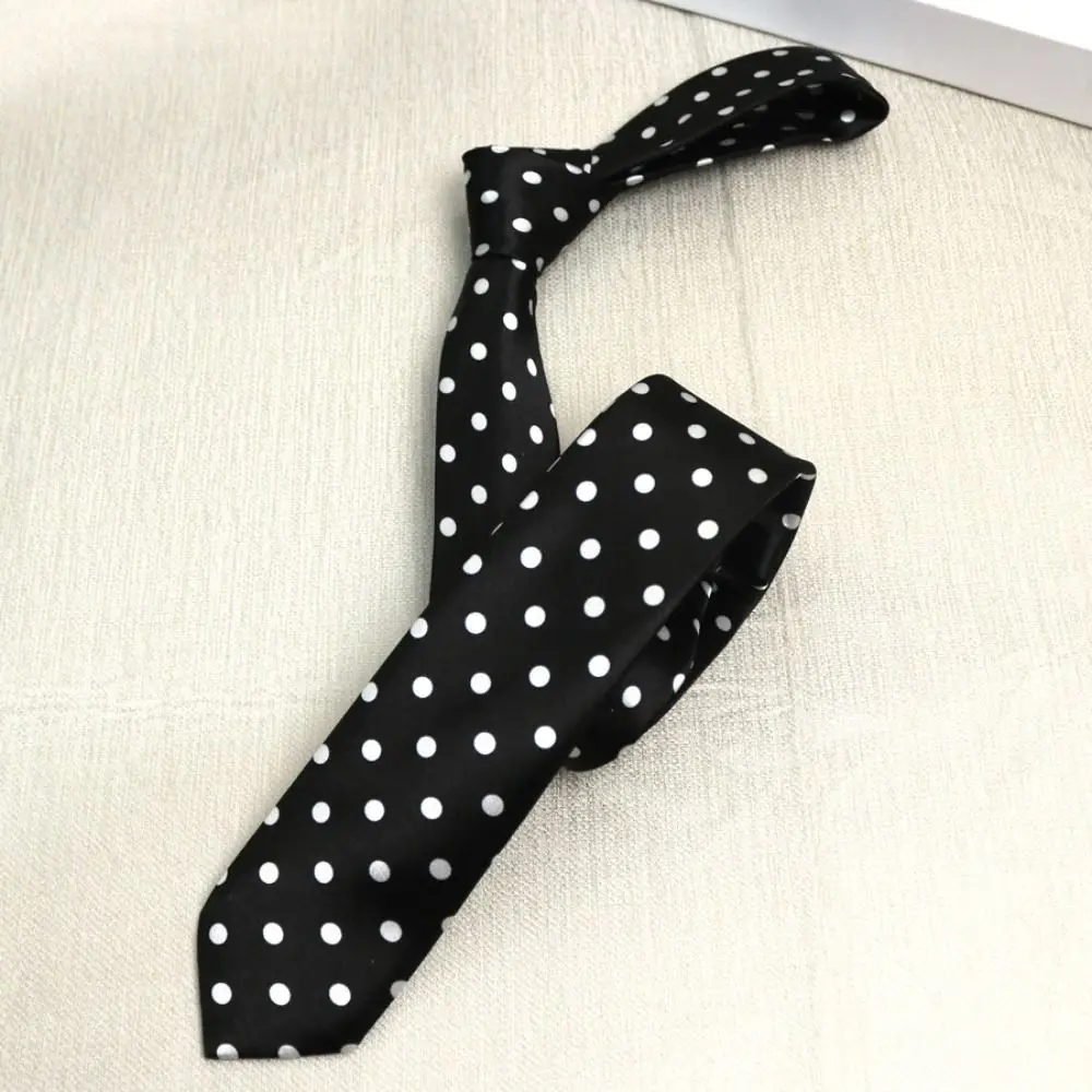 Classic Print Design Striped Tie 5cm Wide Hand Tie Leopard Print Tie Casual Style Trendy Pattern Narrow Tie Daily Wear