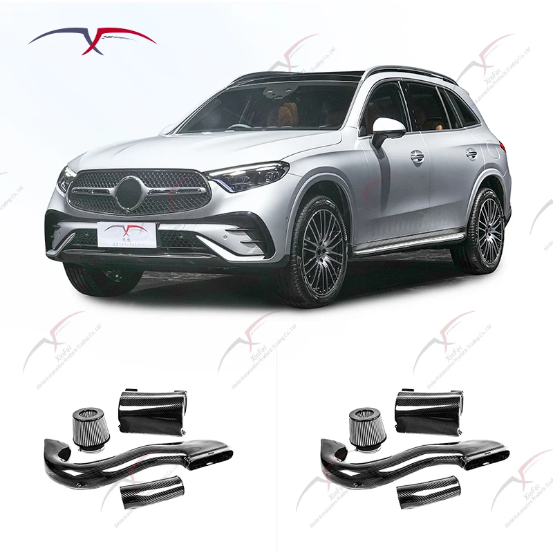 

Suitable for C E W205 M274GLC Automotive Parts Carbon Fiber Cold Intake System Kit Cold Intake Filtration System