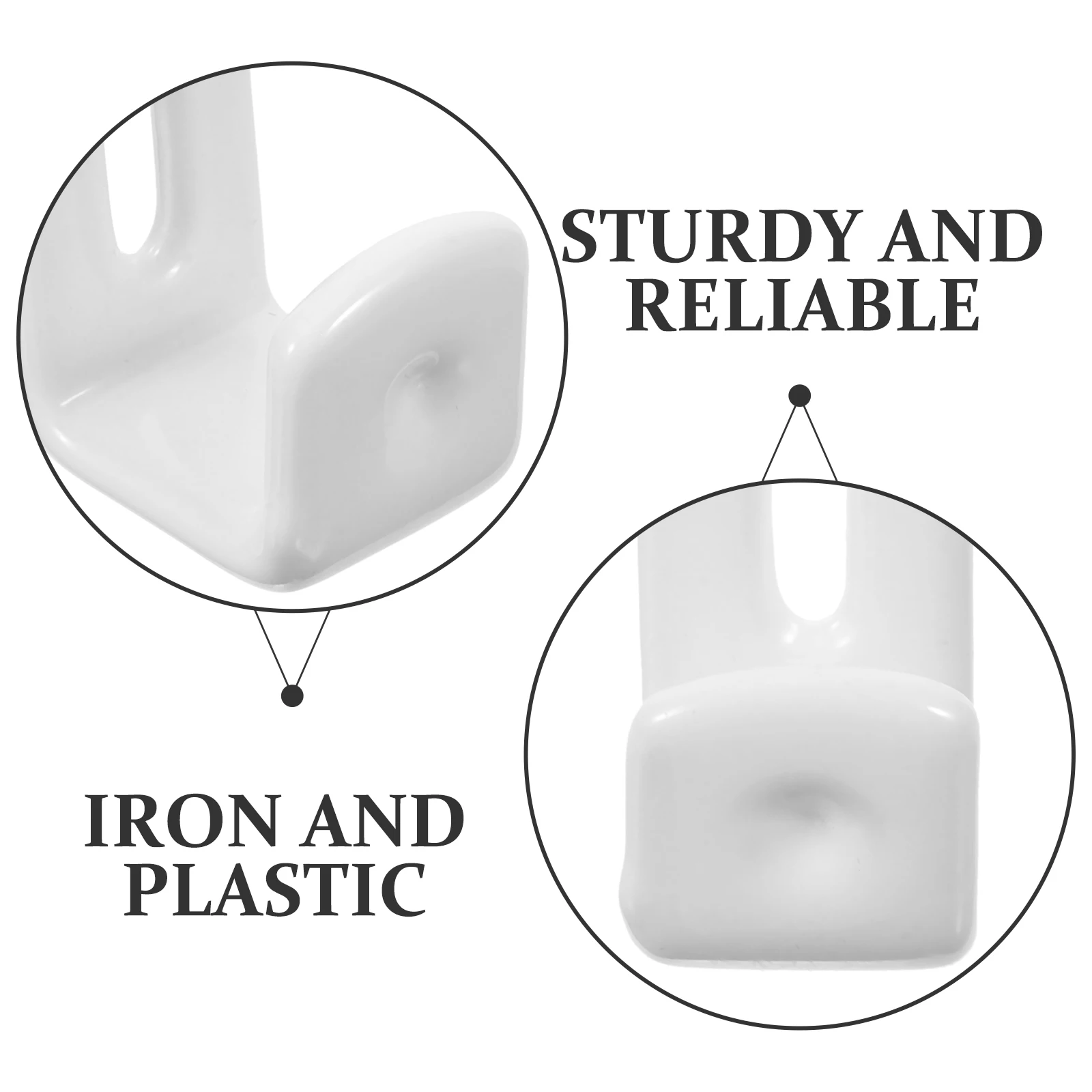 

Bunk Bed Hooks 18mm White Iron L Shaped Ladder Hook Plastic Kids Bracket Bed Accessories