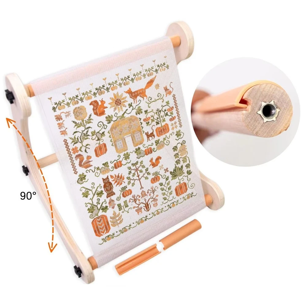 

ABVT-регулируемая деревянная подставка для вышивания, инструмент для квилтинга, портативный инструмент для рукоделия