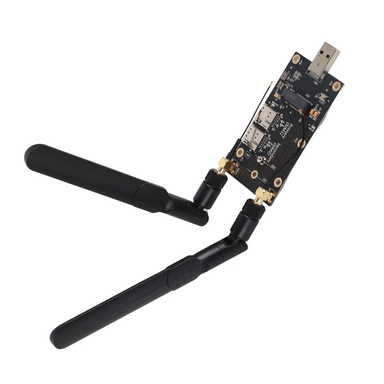 NGFF M.2 To USB3.0 Adapter USB3.0 Interface Quick Fast LTE Modem Dual SIM Card Slot for LTE Module for 4G Module for 5G Module