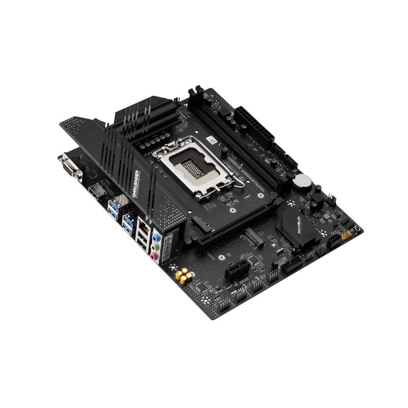 Maxsun-B760M D4 Motherboard, LGA 1700 Suporte, Intel Core i3, i5, i7, i9, Dual Channel, Memória DDR4, Desktop Gaming