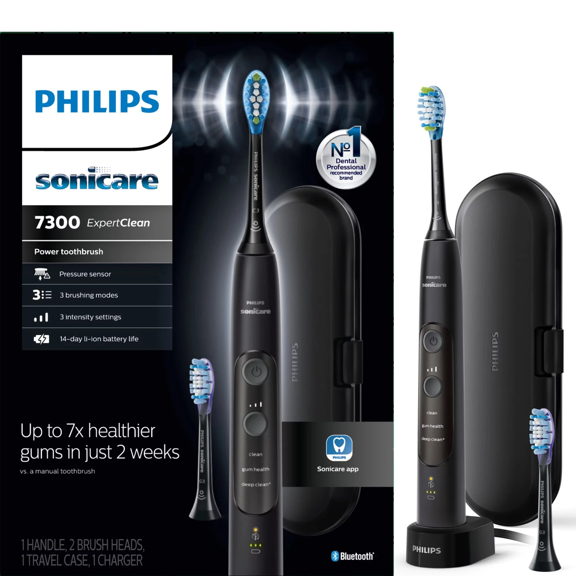 

Philips Sonicare ExpertClean 7300 Sonic electric toothbrush with app HX9610