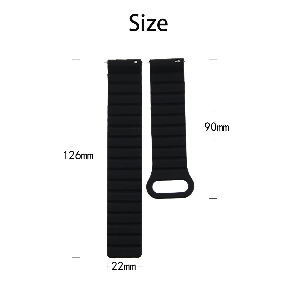 Для Fitbit Versa 2 Versa 3, магнитный ремешок для часов, быстросъемный мягкий силиконовый легкий модный дышащий спортивный ремешок для умных часов