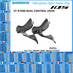 Shimano 105 R7000 Shifter 2x11 Speed Road Bike 22s Shift Dual Control Lever Update From 5800 For Road Racing Bicycle Cycling