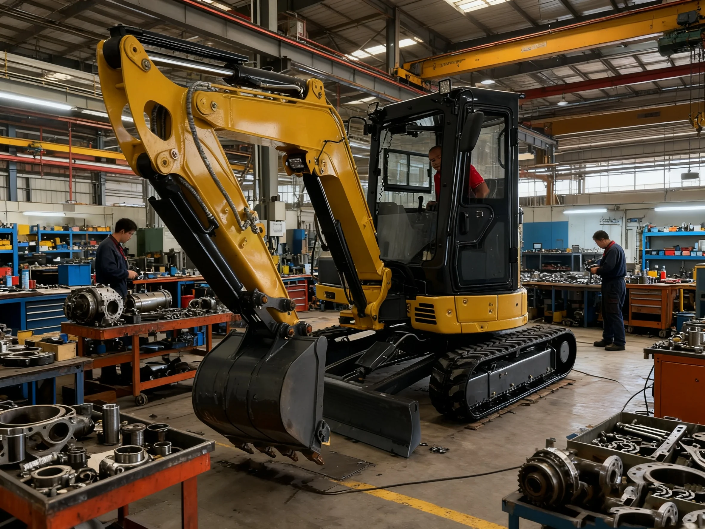 Minibagger 3,5 Tonnen EPA Kubota Motor Bauernhof Raupenbagger 2-Tonnen 4-Tonnen Mini Minibagger