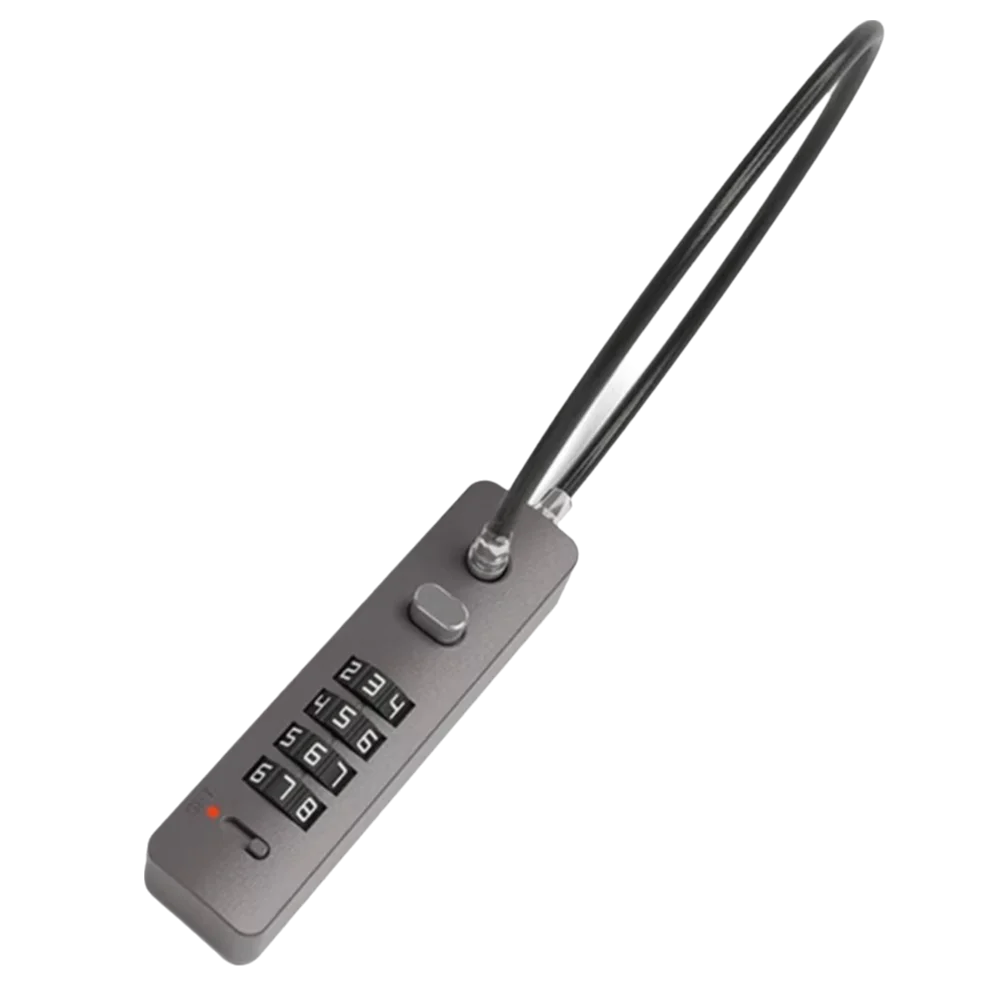 

4 Digit Combination Long Rope Cable Lock Thickened Anti-theft File Cabinet Padlock Soft Resettable Code Wire Password Lock