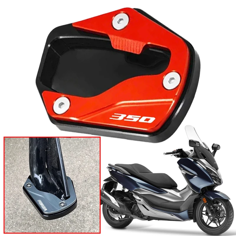 

Motorcycles CNC Accessories Side Stand Enlarge Plate Kickstand Extender Fit For Honda FORZA350 NSS350 FORZA 350 2018-2023 2022