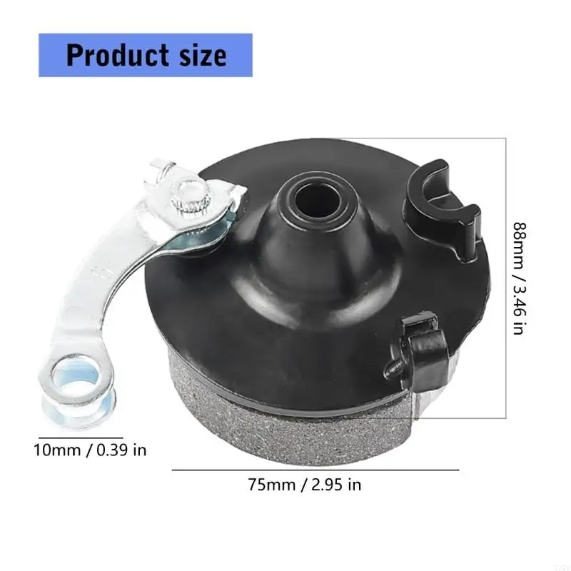 Reliable Motorcycle Front Brake Assembly All Terrain Compatibility Reduced Wear Brake Pads X37F