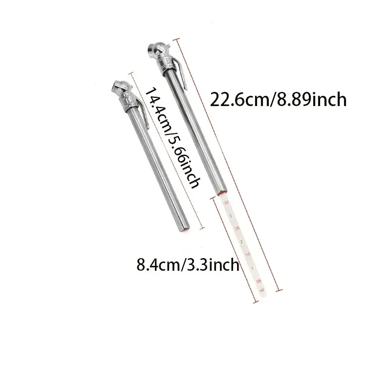 

2pcs Car Tire Air Pressure Gauge High Precision Pressure Measuring Pen Motor Tire Pressure Monitor Car Tester Gauge Tool