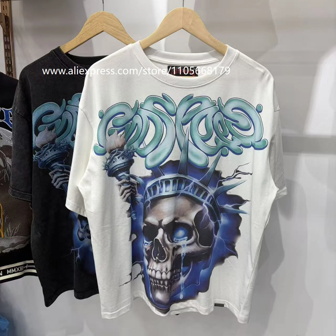 High-Quality White Ink Direct Printing, High-Definition Printing, Breathable and Soft, Pure Cotton Short-Sleeved T-Shirt