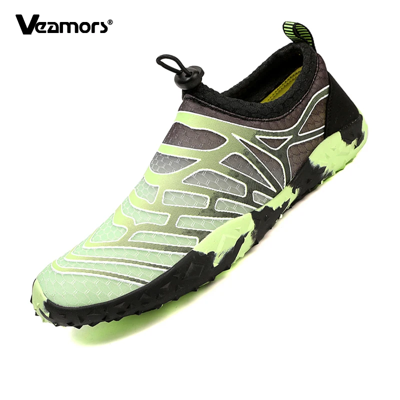 Slip-on Women Aqua Shoes Men's Quick Dry Beach Wading Sneakers Unisex Light Breathable Water Sports Shoes for Surfing Swimming