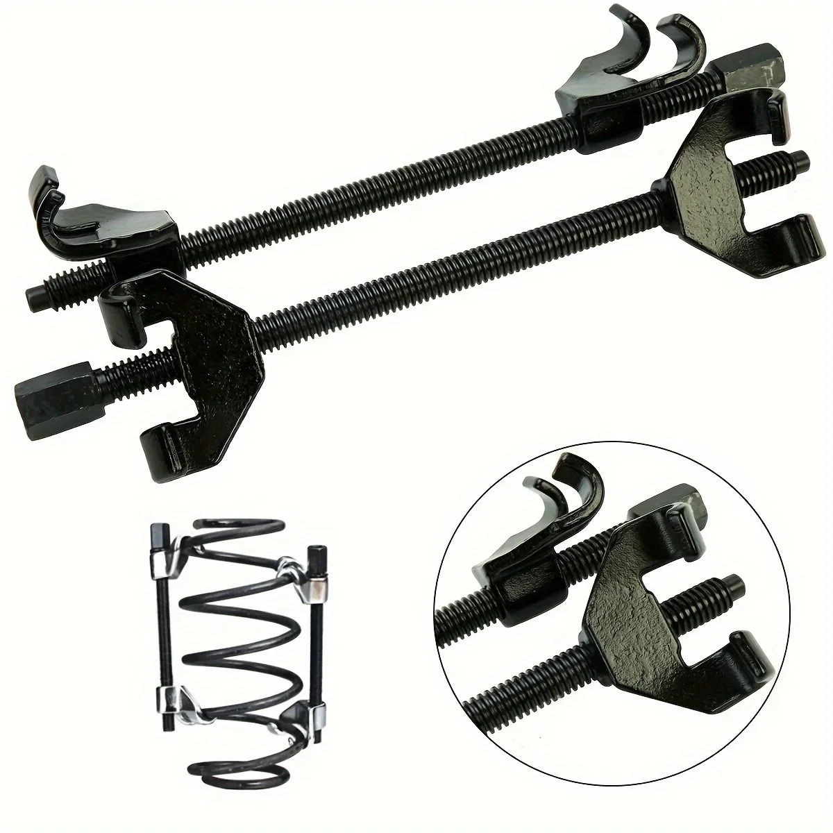 Conjunto de Ferramentas para Compressão de Molas de Amortecedores, Gancho de Garra para Reparo Automotivo e Remoção de Rolamentos, Manual, Especial
